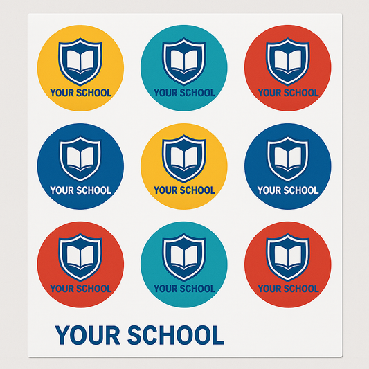 Personalised Stickers on Sheet