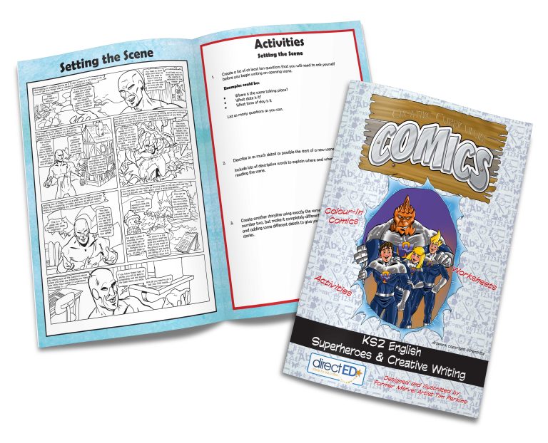 KS2 English Comic Set (5 Packs of 4) – Direct Ed